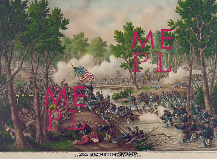 : US Civil War. The Overland Campaign, Battle : US Civil War. The Overland Campaign, Battle