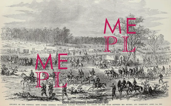 : US Civil War, Peninsula Campaign, April-August : US Civil War, Peninsula Campaign, April-August