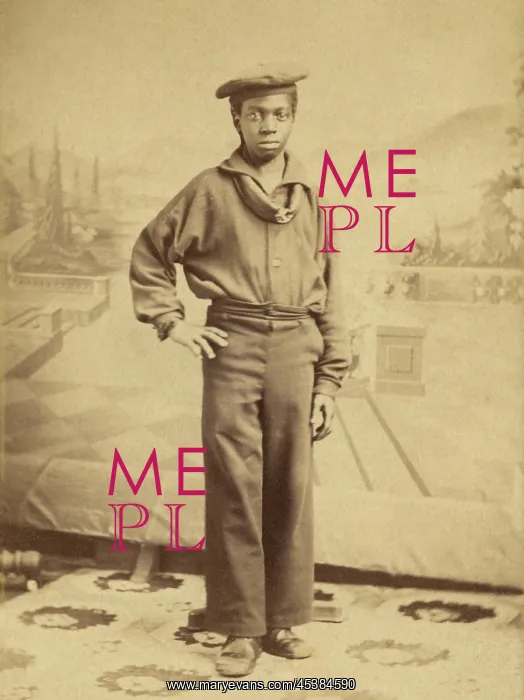 : US Civil War. Studio portrait of an African : US Civil War. Studio portrait of an African