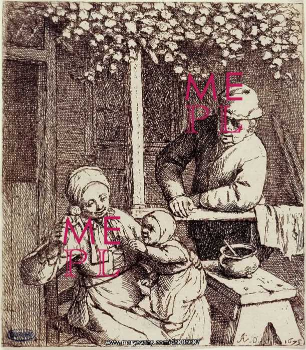 : Claiming the doll, by Adriaen van Ostade : Claiming the doll, by Adriaen van Ostade