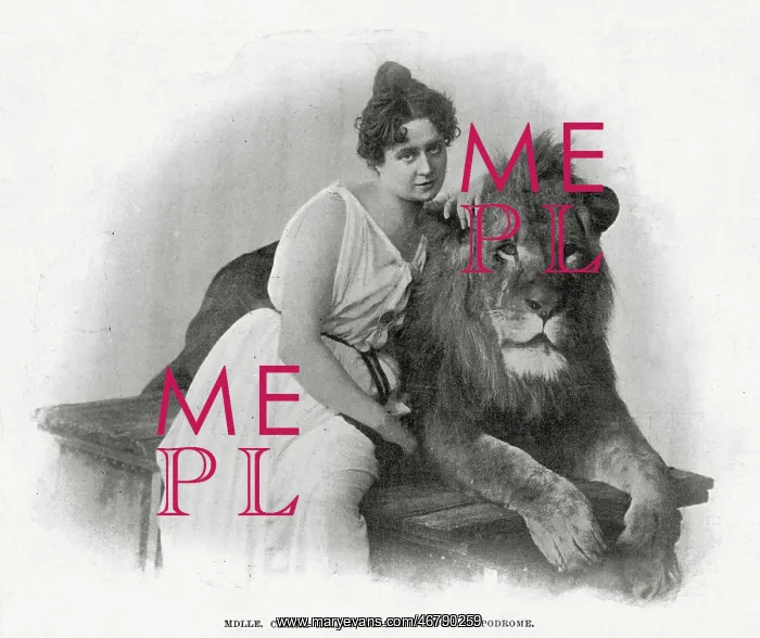 : Claire Heliot, lion tamer : Claire Heliot, lion tamer