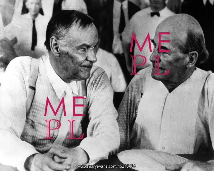 : Clarence Darrow and William Jennings Bryan, ? : Clarence Darrow and William Jennings Bryan, ?