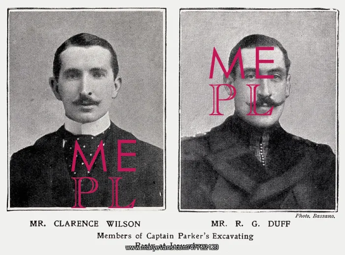 : Clarence Wilson and Mr R. G Duff : Clarence Wilson and Mr R. G Duff