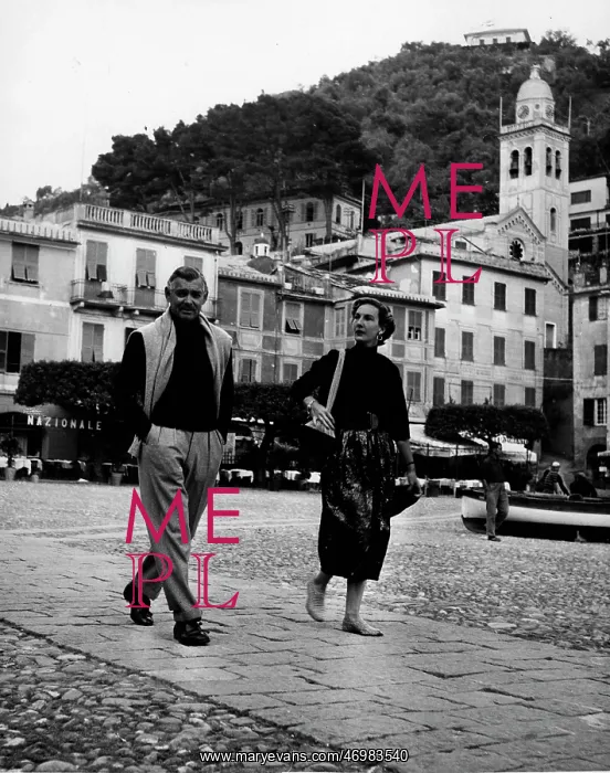 : Clark Gable, American actor, on holiday : Clark Gable, American actor, on holiday