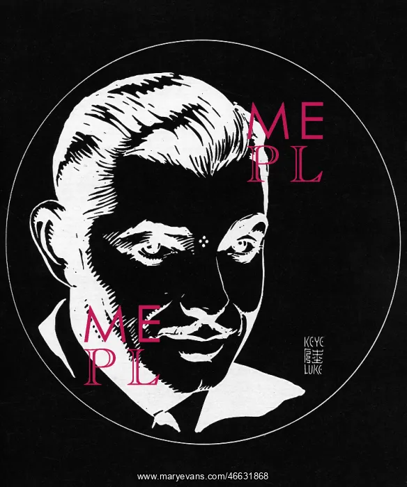  : Clark Gable by Keye Luke
