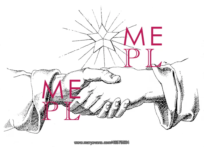  : Clasped hands