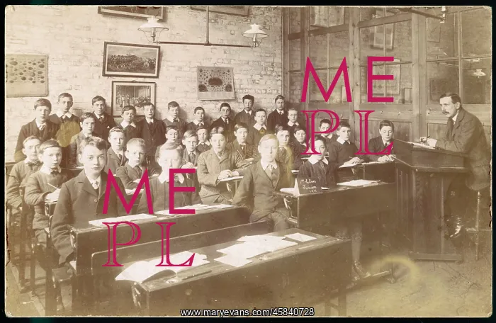  : Class of boys at a junior school
