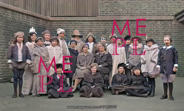 : Class of children and two teachers : Class of children and two teachers