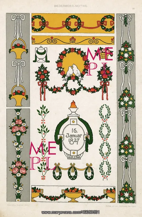 : A classic image celebrating the Biedermeier style : A classic image celebrating the Biedermeier style