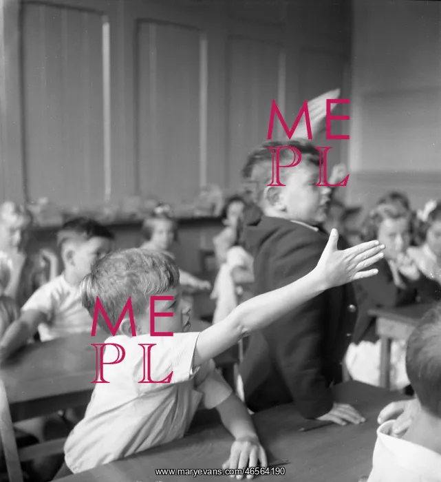  : Classroom scene, 1955