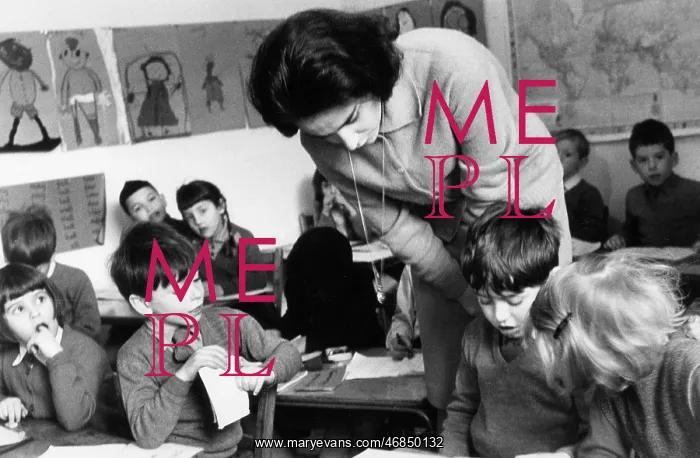 : CLASSROOM SCENE 1962 : CLASSROOM SCENE 1962