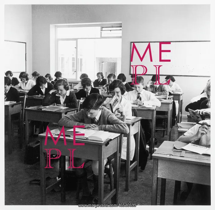 : Classroom scene, secondary school, 1960 : Classroom scene, secondary school, 1960
