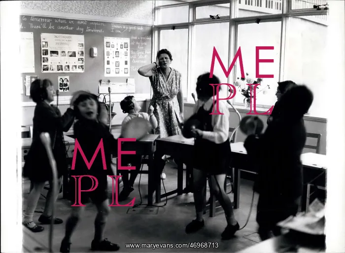 : Classroom scene with teacher and pupils : Classroom scene with teacher and pupils
