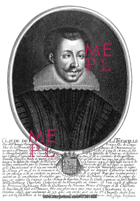  : CLAUDE DE LA TREMOUILLE