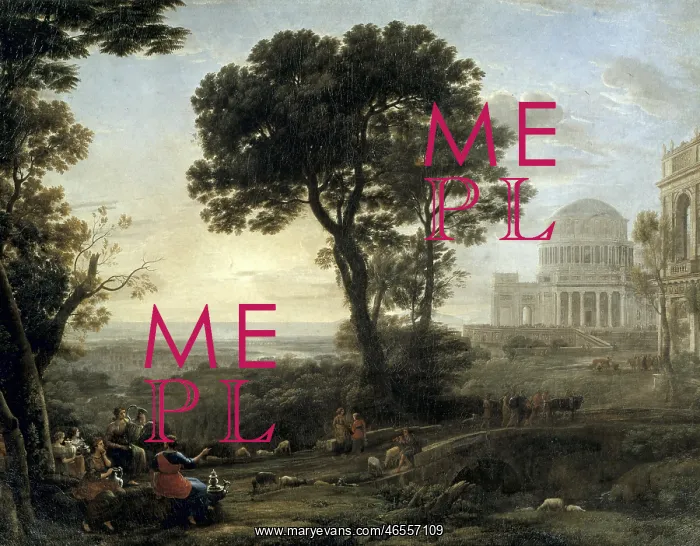 : Claude Lorrain (1600-1682). View of Delphi with : Claude Lorrain (1600-1682). View of Delphi with