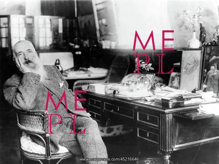: CLAUDE MONET-The painter in his study in ? : CLAUDE MONET-The painter in his study in ?