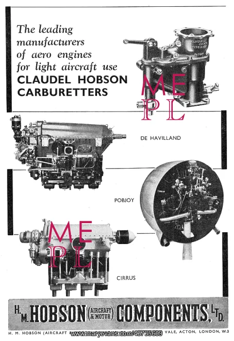 : Claudel-Hobson Carburetters 1939 : Claudel-Hobson Carburetters 1939