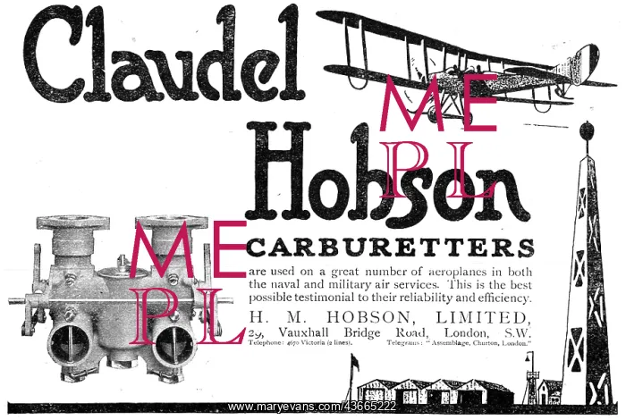 : Claudel Hobson Carburetters : Claudel Hobson Carburetters