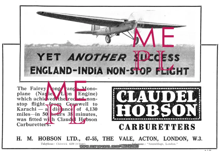 : Claudel-Hobson Carburetters : Claudel-Hobson Carburetters