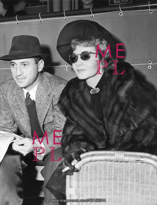 : Claudette Colbert and her husband, 1937 : Claudette Colbert and her husband, 1937
