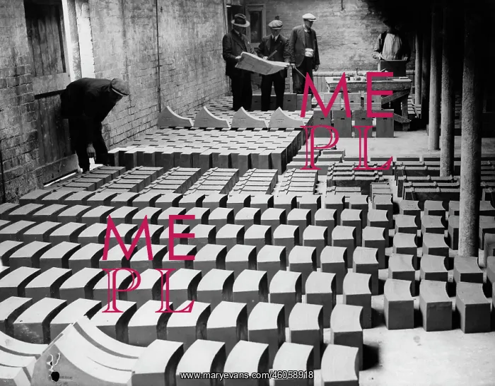 : Claybricks for the boiler of Queen Mary : Claybricks for the boiler of Queen Mary