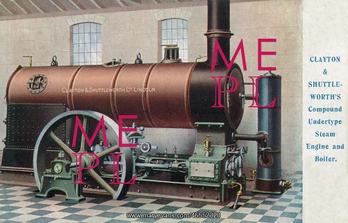: Clayton & Shuttleworth's Compound Steam Engine : Clayton & Shuttleworth's Compound Steam Engine