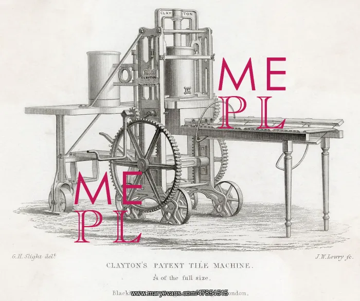  : Clayton's tile machine