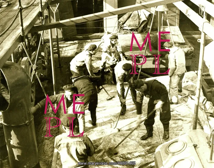 : CLEANING THE DECK : CLEANING THE DECK