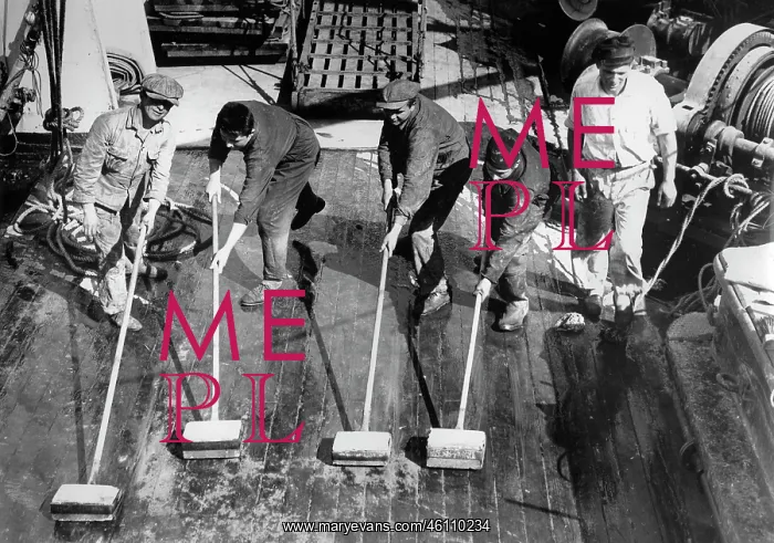 : Cleaning the plank : Cleaning the plank