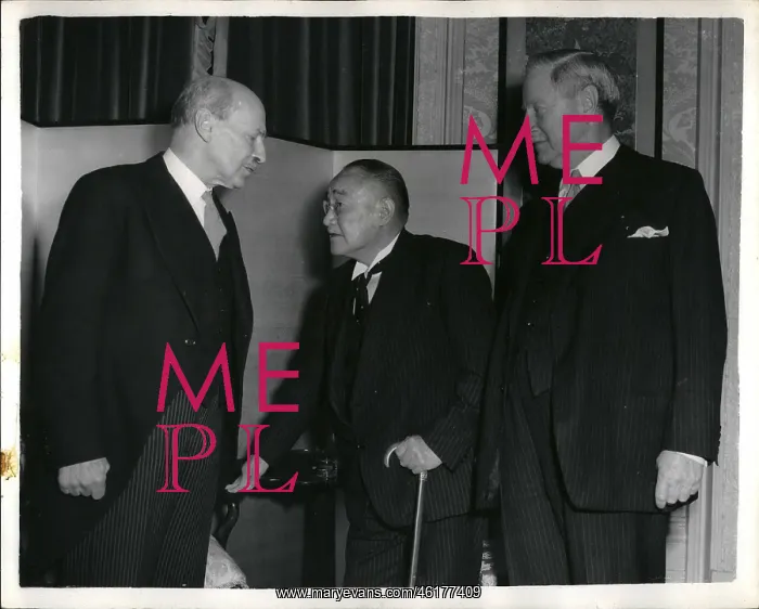 : Clement Attlee, Shigeru Yoshida, Winthrop Aldrich : Clement Attlee, Shigeru Yoshida, Winthrop Aldrich