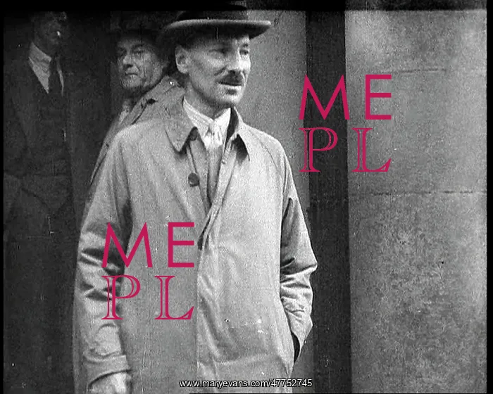 : Clement Attlee Standing Outside a Building : Clement Attlee Standing Outside a Building