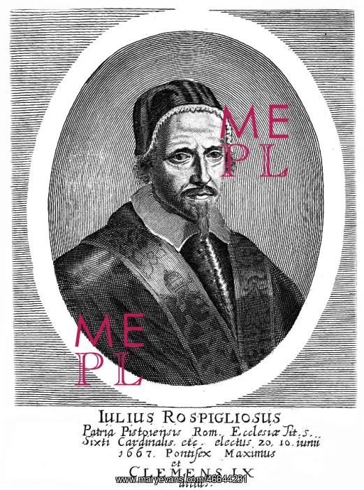 : Clement IX. (Giulio Rospigliosi), 28.1.1600 - : Clement IX. (Giulio Rospigliosi), 28.1.1600 -