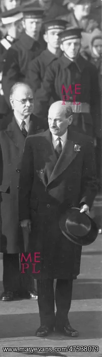 : Clement Richard Attlee, Armistice Day procession : Clement Richard Attlee, Armistice Day procession