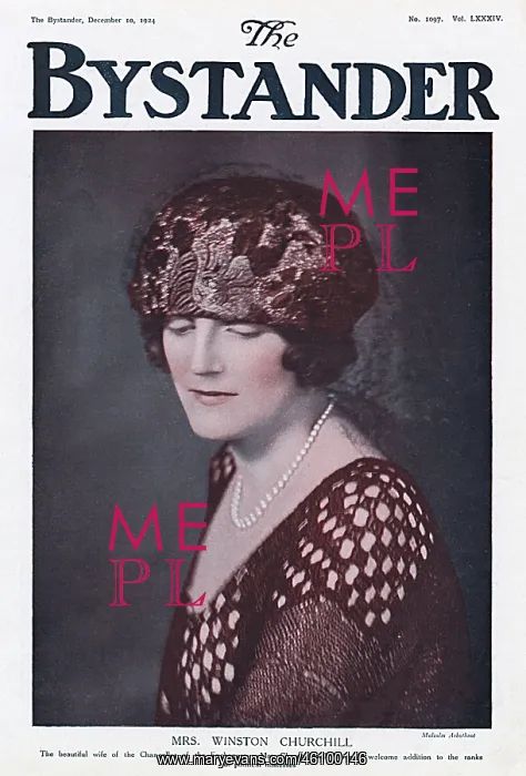 : Clementine Churchill, 1924 : Clementine Churchill, 1924