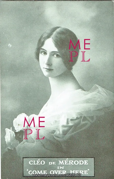 : Cleo de Merode in Come Over Here by Mizner and Pemberton : Cleo de Merode in Come Over Here by Mizner and Pemberton