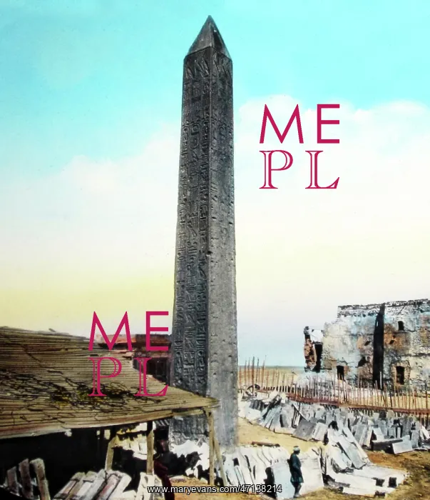 : Cleopatra's Needle in Alexandria, Egypt : Cleopatra's Needle in Alexandria, Egypt