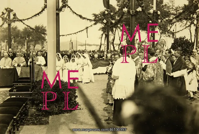 : Clergy at a dedication ceremony - About 1910 : Clergy at a dedication ceremony - About 1910