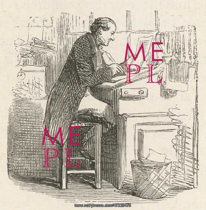  : CLERK AT HIS DESK