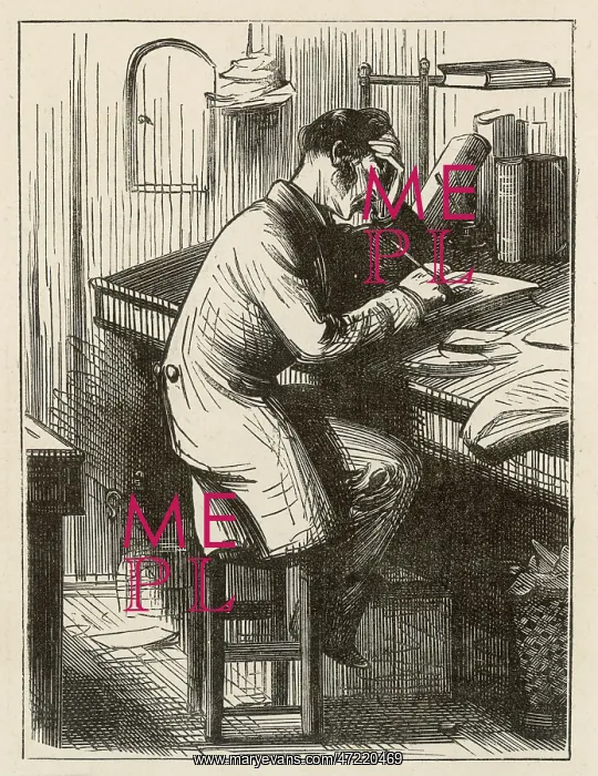  : CLERK ON HIS STOOL
