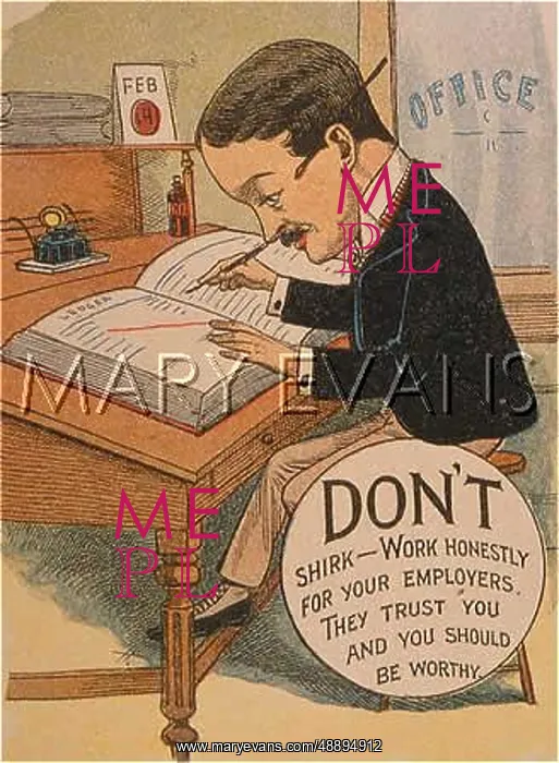 : CLERK WORKING DILIGENTLY : CLERK WORKING DILIGENTLY