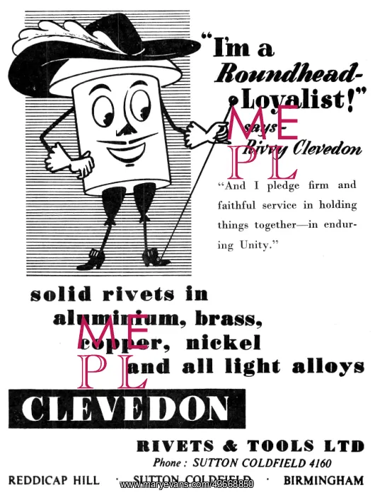 : Clevedon Rivets & Tools : Clevedon Rivets & Tools