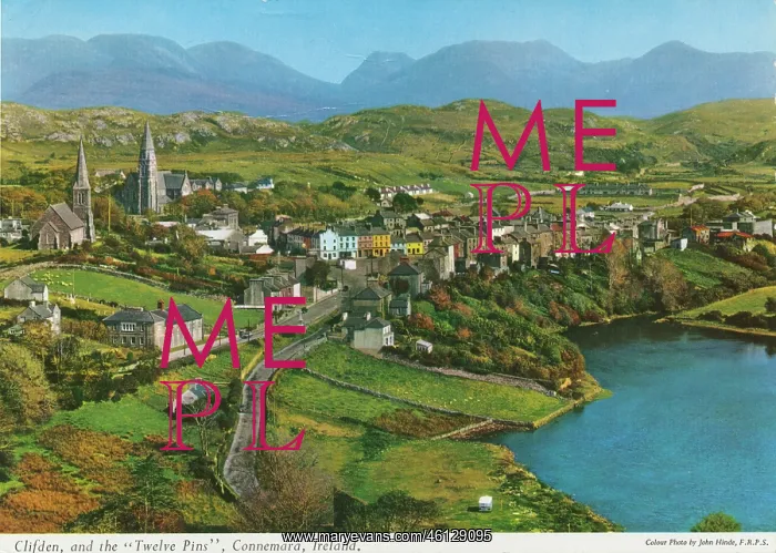 : Clifden, and the Twelve Pins, Connemara, Ireland : Clifden, and the Twelve Pins, Connemara, Ireland