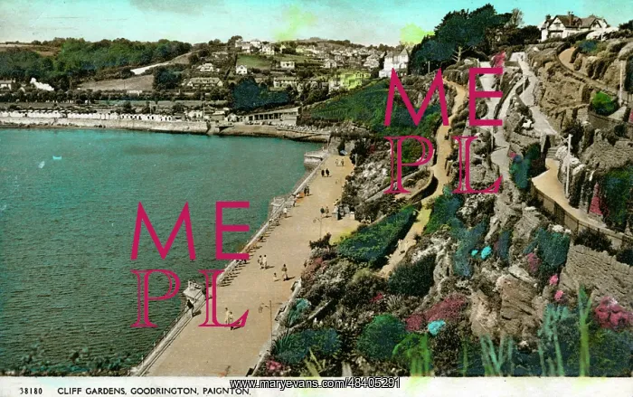 : Cliff Gardens, Goodrington, Devon : Cliff Gardens, Goodrington, Devon
