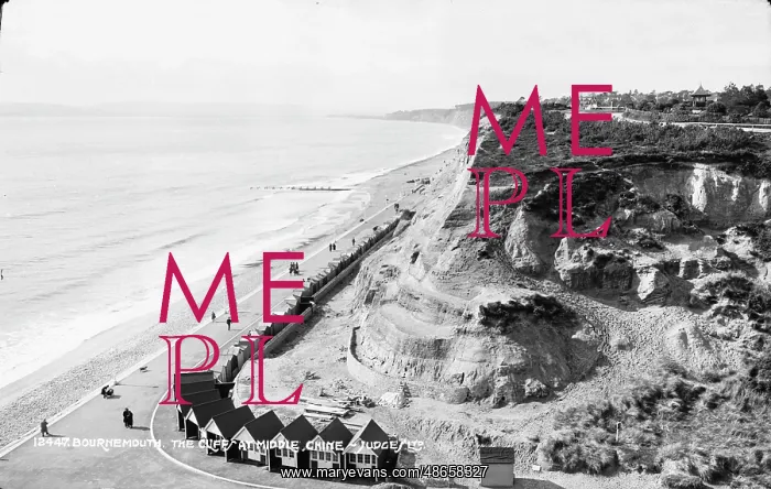 : The Cliff at Middle Chine, Bournemouth : The Cliff at Middle Chine, Bournemouth
