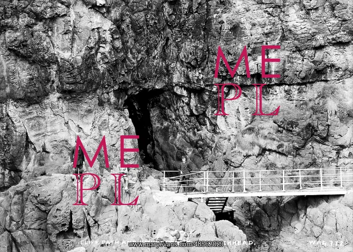 : Cliff Path and Smugglers Cave, Blackhead : Cliff Path and Smugglers Cave, Blackhead