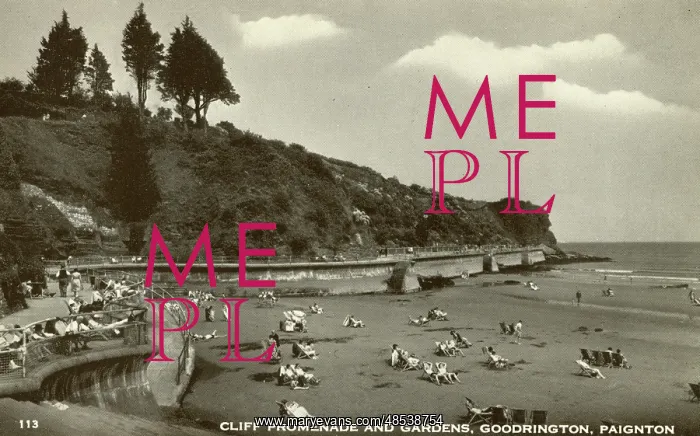  : Cliff Promenade and Gardens, Goodrington, Paignton, Devon
