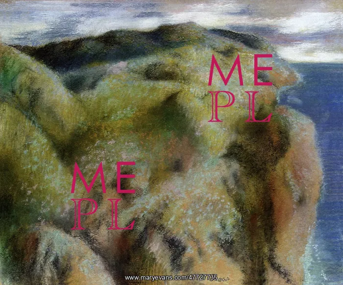 : Cliff View of the Sea, by Degas