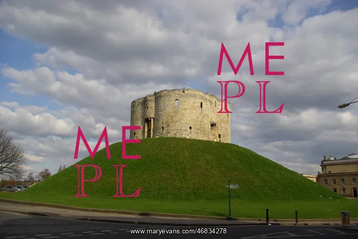 : Clifford's Tower, part of York Castle, Yorkshire : Clifford's Tower, part of York Castle, Yorkshire