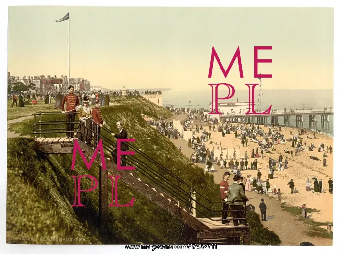 : From the cliffs, Clacton-on-Sea, England : From the cliffs, Clacton-on-Sea, England
