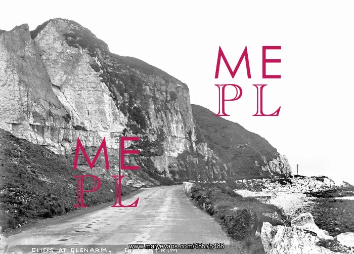 : Cliffs at Glenarm, Co. Antrim : Cliffs at Glenarm, Co. Antrim